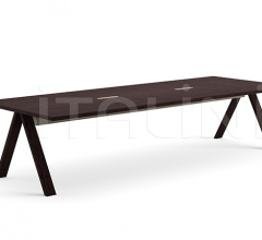 Итальянские Столы для конференц зала - Стол Cross H 74 Office Top Итальянские Столы для конференц зала - Стол Cross H 74 Office Top фабрика Arper