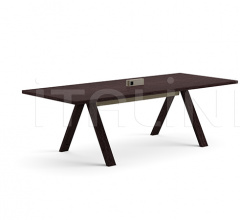 Итальянские Столы для конференц зала - Стол Cross H 74 Office Top Итальянские Столы для конференц зала - Стол Cross H 74 Office Top фабрика Arper