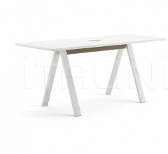 Итальянские Столы для конференц зала - Стол Cross H 105 cm Office Top Итальянские Столы для конференц зала - Стол Cross H 105 cm Office Top фабрика Arper