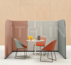 Итальянские Столы обеденные - Стол обеденный Dizzie H 74 фабрика Arper