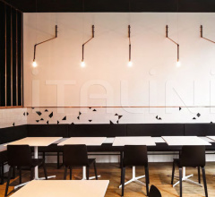 Итальянские Столы обеденные - Стол обеденный Fred H 74 фабрика Arper