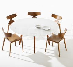 Итальянские Столы обеденные - Стол обеденный Gher Round top фабрика Arper