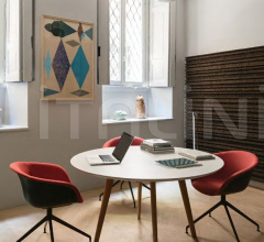 Итальянские Столы обеденные - Стол обеденный Gher Round top фабрика Arper