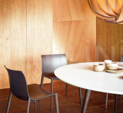 Итальянские Столы обеденные - Стол обеденный Gher Round top фабрика Arper