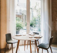 Итальянские Столы обеденные - Стол обеденный Gher Round top фабрика Arper