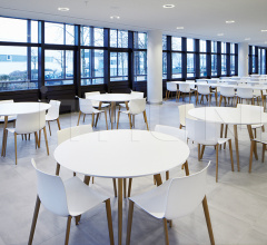 Итальянские Столы обеденные - Стол обеденный Gher Round top фабрика Arper