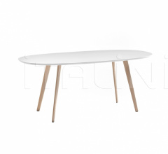 Итальянские Столы обеденные - Стол обеденный Gher Oval top фабрика Arper