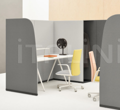 Итальянские Ширмы - Перегородки Paravan 132,5 cm, Panel with curved profile фабрика Arper