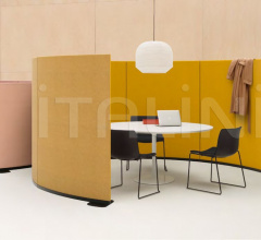 Итальянские Ширмы - Перегородки Paravan 167,5 cm, Curved panel фабрика Arper