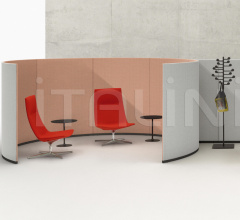 Итальянские Ширмы - Перегородки Paravan 167,5 cm, Curved panel фабрика Arper