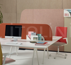 Итальянские Ширмы - Перегородки Paravan Mood Desk panel фабрика Arper