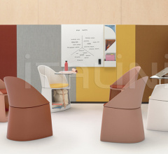 Итальянские Ширмы - Перегородки Paravan Mood Desk panel фабрика Arper