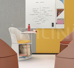 Итальянские Ширмы - Перегородки Paravan Mood Desk panel фабрика Arper