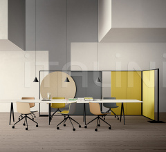 Итальянские Декоративные панели - Панель Parentesit Freestanding Round Rectangular фабрика Arper