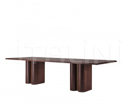 Стол обеденный TOMO DINING TABLE 300 2 BASES Стол обеденный TOMO DINING TABLE 300 2 BASES фабрика Galimberti Nino