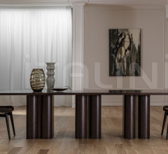 Стол обеденный TOMO DINING TABLE 300 3 BASES Стол обеденный TOMO DINING TABLE 300 3 BASES фабрика Galimberti Nino