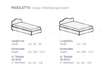 Кровать Rigoletto Barzaghi Salotti