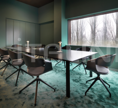 Итальянские Кабинет - Кресло Chantal 4 base girevole фабрика Sitia