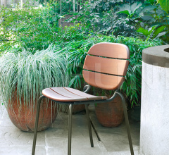 Итальянские Уличная мебель - Стул с подлокотниками Si-Si Wood armchair Итальянские Уличная мебель - Стул с подлокотниками Si-Si Wood armchair фабрика Scab Design