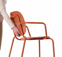 Итальянские Уличная мебель - Стул с подлокотниками Si-Si Barcode armchair Итальянские Уличная мебель - Стул с подлокотниками Si-Si Barcode armchair фабрика Scab Design