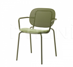 Итальянские Уличная мебель - Стул с подлокотниками Si-Si Dots armchair Итальянские Уличная мебель - Стул с подлокотниками Si-Si Dots armchair фабрика Scab Design