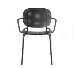 Итальянские Уличная мебель - Стул с подлокотниками Si-Si Dots armchair Итальянские Уличная мебель - Стул с подлокотниками Si-Si Dots armchair фабрика Scab Design