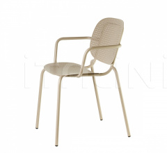 Итальянские Уличная мебель - Стул с подлокотниками Si-Si Dots armchair Итальянские Уличная мебель - Стул с подлокотниками Si-Si Dots armchair фабрика Scab Design