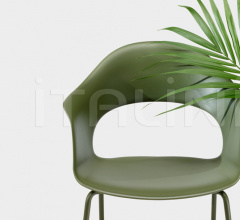 Итальянские Уличная мебель - Стул с подлокотниками Lady B Go green Итальянские Уличная мебель - Стул с подлокотниками Lady B Go green фабрика Scab Design