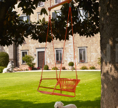 Итальянские Уличная мебель - Кресло Lisa Swing Итальянские Уличная мебель - Кресло Lisa Swing фабрика Scab Design