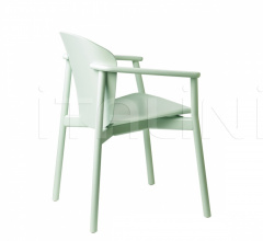 Стул с подлокотниками Finn All Wood armchair фабрика Scab Design