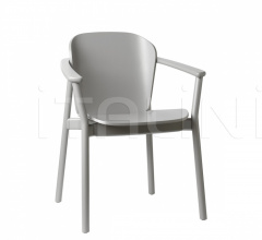 Стул с подлокотниками Finn All Wood armchair фабрика Scab Design