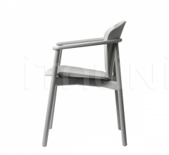 Стул с подлокотниками Finn All Wood armchair фабрика Scab Design