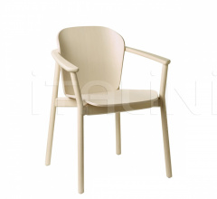 Стул с подлокотниками Finn All Wood armchair фабрика Scab Design
