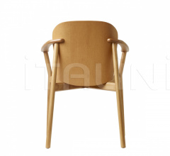 Стул с подлокотниками Finn All Wood armchair фабрика Scab Design
