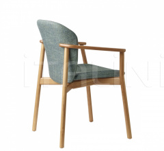 Стул с подлокотниками Natural Finn armchair фабрика Scab Design