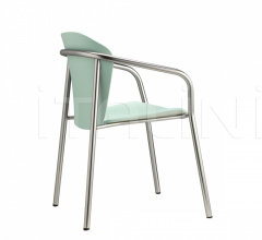 Стул с подлокотниками Finn Metal Wood armchair фабрика Scab Design