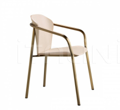 Стул с подлокотниками Finn Metal Wood armchair фабрика Scab Design