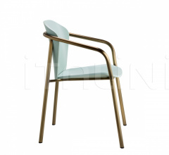 Стул с подлокотниками Finn Metal Wood armchair фабрика Scab Design