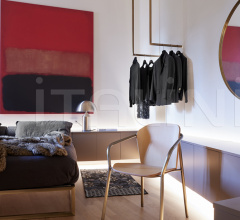 Стул с подлокотниками Finn Metal Wood armchair фабрика Scab Design