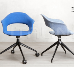 Кресло Lady B Pop revolving on trestle base фабрика Scab Design