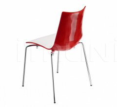 Итальянские Уличная мебель - Стул Zebra Bicolour 4-leg frame Итальянские Уличная мебель - Стул Zebra Bicolour 4-leg frame фабрика Scab Design
