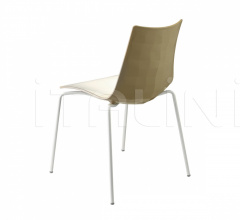 Итальянские Уличная мебель - Стул Zebra Bicolour 4-leg frame Итальянские Уличная мебель - Стул Zebra Bicolour 4-leg frame фабрика Scab Design