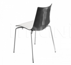 Итальянские Уличная мебель - Стул Zebra Bicolour 4-leg frame Итальянские Уличная мебель - Стул Zebra Bicolour 4-leg frame фабрика Scab Design