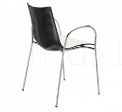 Итальянские Уличная мебель - Стул с подлокотниками Zebra Bicolour armchair Итальянские Уличная мебель - Стул с подлокотниками Zebra Bicolour armchair фабрика Scab Design