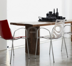 Итальянские Уличная мебель - Стул с подлокотниками Zebra Bicolour armchair Итальянские Уличная мебель - Стул с подлокотниками Zebra Bicolour armchair фабрика Scab Design