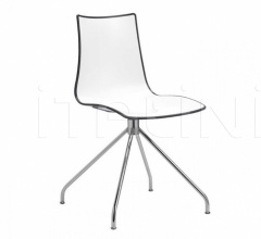 Итальянские Уличная мебель - Стул Zebra Bicolour revolving on trestle base Итальянские Уличная мебель - Стул Zebra Bicolour revolving on trestle base фабрика Scab Design