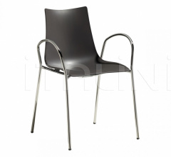 Стул с подлокотниками Zebra Technopolymer armchair Стул с подлокотниками Zebra Technopolymer armchair фабрика Scab Design