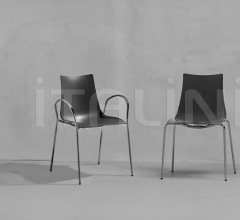 Стул с подлокотниками Zebra Technopolymer armchair Стул с подлокотниками Zebra Technopolymer armchair фабрика Scab Design