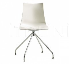 Стул Zebra Technopolymer revolving on trestle base Стул Zebra Technopolymer revolving on trestle base фабрика Scab Design