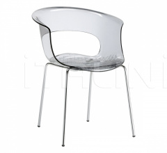 Итальянские Уличная мебель - Стул Miss B Antishock 4-leg frame Итальянские Уличная мебель - Стул Miss B Antishock 4-leg frame фабрика Scab Design